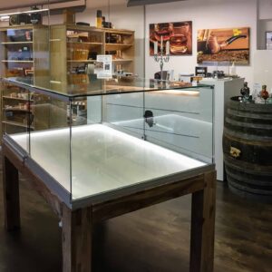 Glasvitrine - Vitrine aus Glas - GLASWERK Design AG - 10